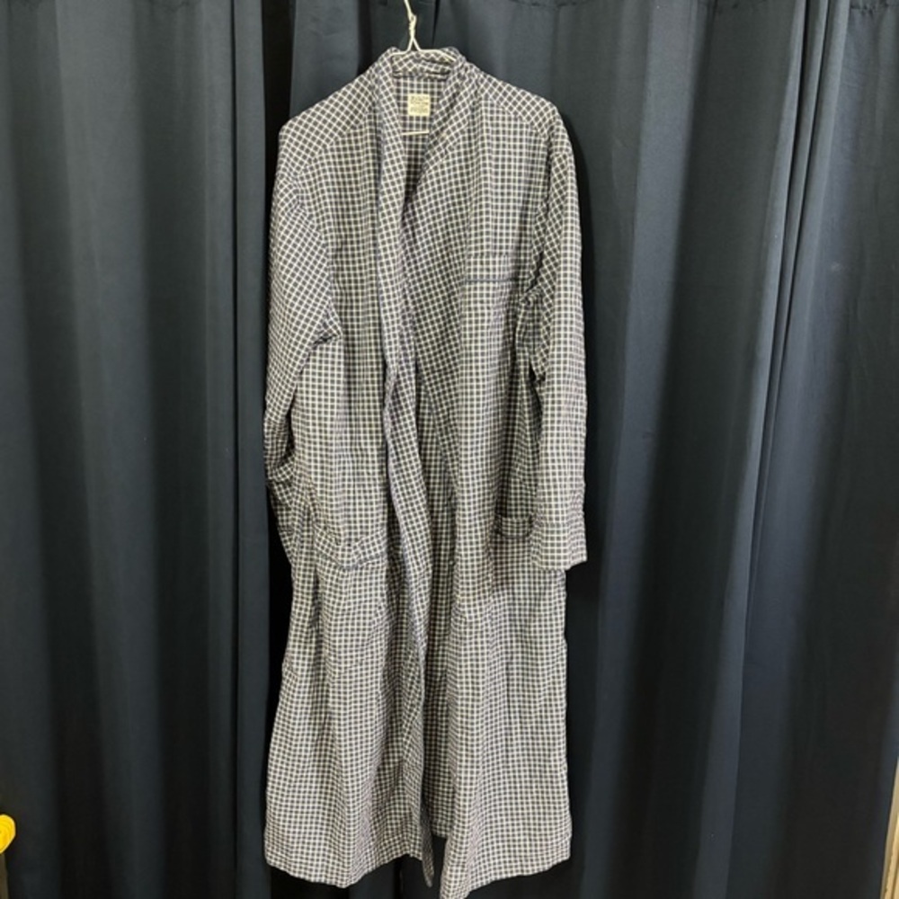 Ralph Lauren Blue Checkered Robe